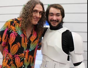 Yes, that is Trey and Weird Al Yankovic