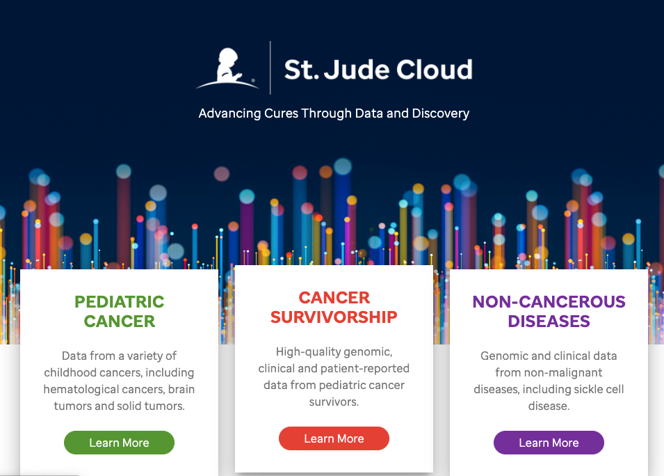 st.jude cloud website